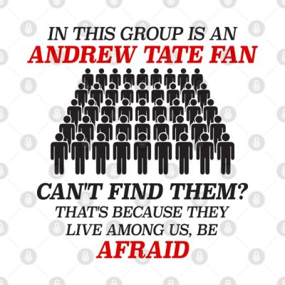 In This Group Is An Andrew Tate Fan Viewer Funny F Tapestry Official Andrew-Tate Merch