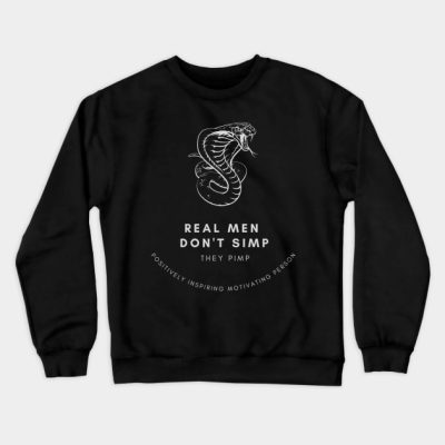 Real Men Dont Simp Crewneck Sweatshirt Official Andrew-Tate Merch