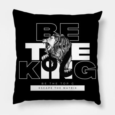 Be The Top G Escape The Matrix Tate Mindset Tate M Throw Pillow Official Andrew-Tate Merch
