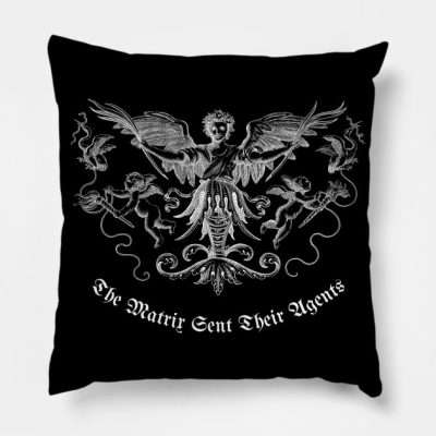 The Matrix Sent Their Agents Tate Brothers Arrest  Throw Pillow Official Andrew-Tate Merch