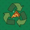 Recycle Pizza Pin Official Andrew-Tate Merch