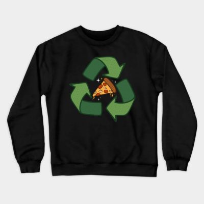 Recycle Pizza Crewneck Sweatshirt Official Andrew-Tate Merch