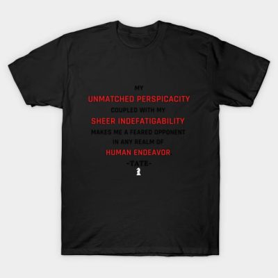 My Unmatched Perspicacity Hustler And Entrepreneur T-Shirt Official Andrew-Tate Merch
