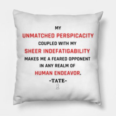 My Unmatched Perspicacity Hustler And Entrepreneur Throw Pillow Official Andrew-Tate Merch
