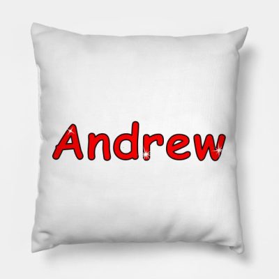 Andrew Name Personalized Gift For Birthday Your Fr Throw Pillow Official Andrew-Tate Merch