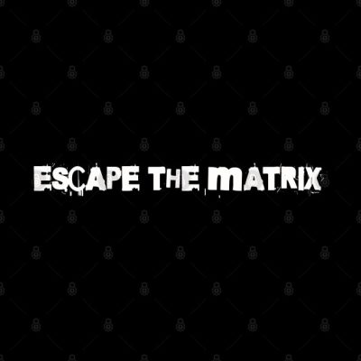 Escape The Matrix Throw Pillow Official Andrew-Tate Merch