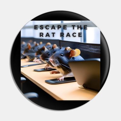 Escape The Rat Race Pin Official Andrew-Tate Merch