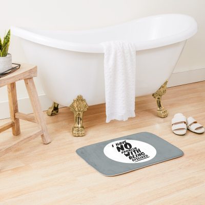 I Have No Problem With Being Disliked Bath Mat Official Andrew-Tate Merch