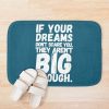 Big Dreams. Christmas Frame. New Year. Motivation Bath Mat Official Andrew-Tate Merch