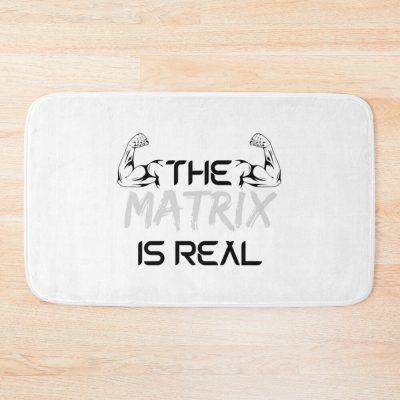 The Matrix Is Real Bath Mat Official Andrew-Tate Merch