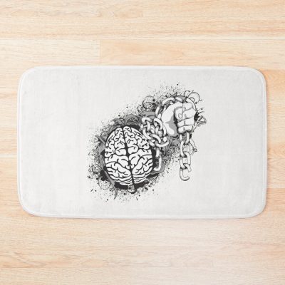 Resist The Slave Mind Bath Mat Official Andrew-Tate Merch