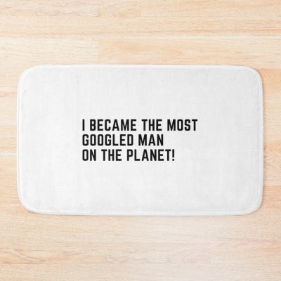 I Became The Most Googled Man On The Planet Bath Mat Official Andrew-Tate Merch