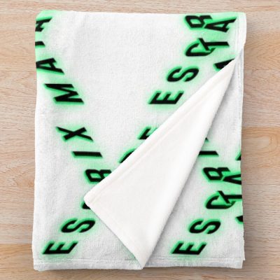 Escape Matrix Neon Green Throw Blanket Official Andrew-Tate Merch