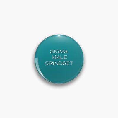Sigma Male Grindset Pin Official Andrew-Tate Merch
