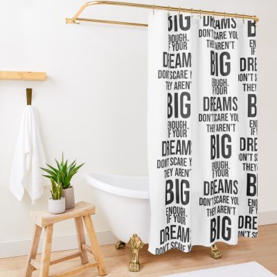 Big Dreams Shower Curtain Official Andrew-Tate Merch