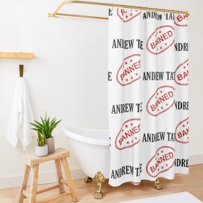 Andrew Tate Premium Scoop Shower Curtain Official Andrew-Tate Merch