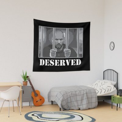Justiceserved Tapestry Official Andrew-Tate Merch