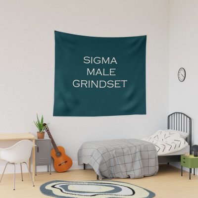 Sigma Male Grindset Tapestry Official Andrew-Tate Merch